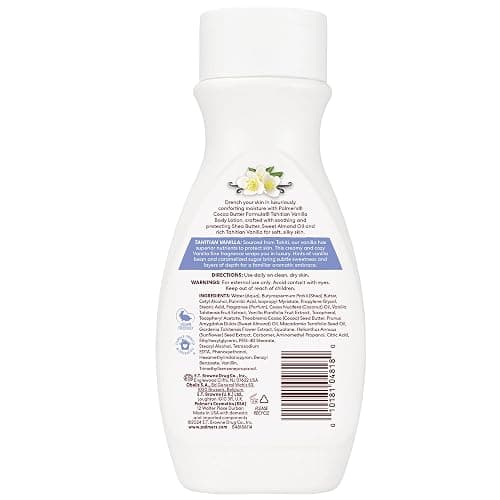 Palmer's Cocoa Butter Formula Tahitian Vanilla Body Lotion, 8.5 Oz, Daily Moisturizing Lotion for Dry Skin with Shea Butter & Vitamin E, Hydrates & Protects, Helps Provide 48-Hour Deep Moisture thumbnail 7