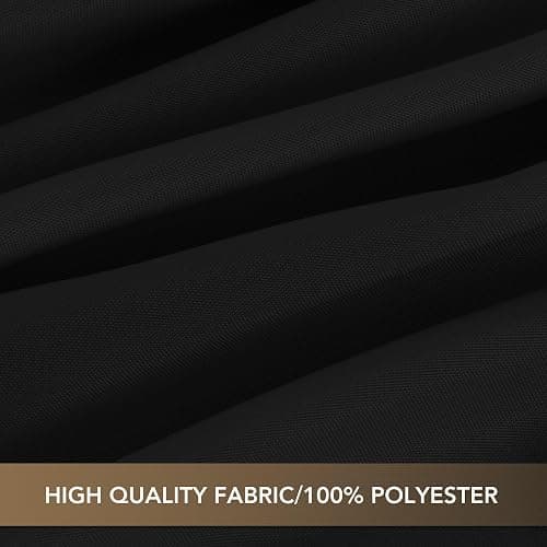 sancua 90 Inch Round Tablecloth Black, 8 Pack - Circle Polyester Fabric Table Cloth for Wedding Party Reception Banquet Birthday, Washable Formal Table Cover (Fit 30-72 Inch Tables) thumbnail 6