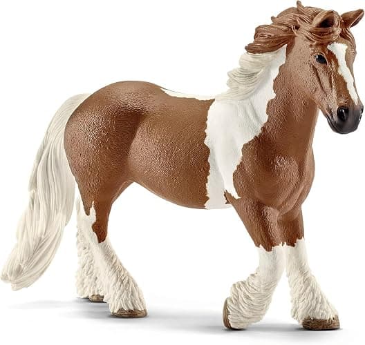 Schleich Farm World Realistic Tinker Mare Horse Figurine - Highly Detailed and Durable Farm Animal Toy, Fun and Educational Play for Boys and Girls, Gift for Kids Ages 3+ - Image 1