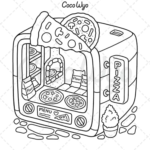 Little Corner: Coloring Book for Adults and Teens, Super Cute Designs of Cozy, Hygge Spaces for Relaxation (Cozy Spaces Coloring) thumbnail 5