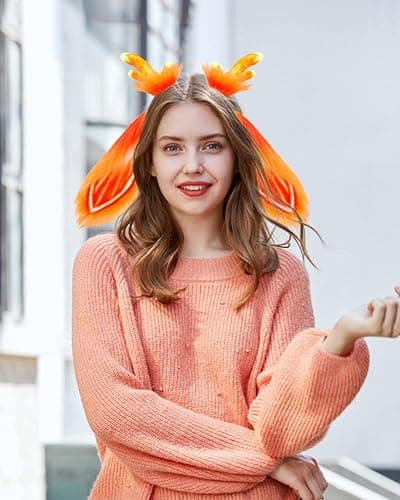 ZFKJERS Realistic Furry Animal Ears Headband Fantasy Creature Ears Adult Cosplay Accessory for Halloween thumbnail 4