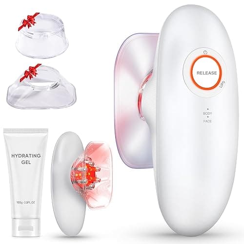 Ciyada 3-in-1 Body Sculpting Machine, 3-in-1 Electric Cellulite Massager-3 Modes Adjustable Body Sculpting Machine- Home Use Cupping Therapy Tool for Back, Belly, Waist, Arms, Legs - White - Image 1