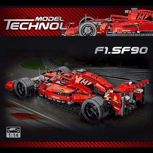 AKOGD Technics Voiture de Construction de Course F1, 1100Pièces Voiture de Sport Modèle Blocs de Construction de Véhicule thumbnail 5