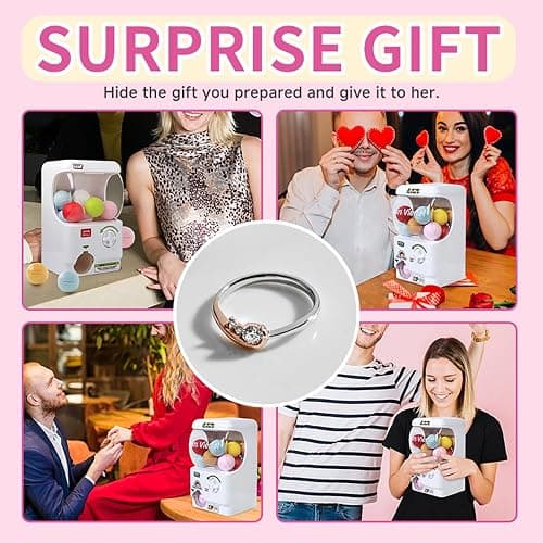 Home Gachapon Machine Party Toys Anniversary Gifts Novelty Toys Christmas Toys Couple Gifts Send to Others(Contains 21 blank capsules) thumbnail 7