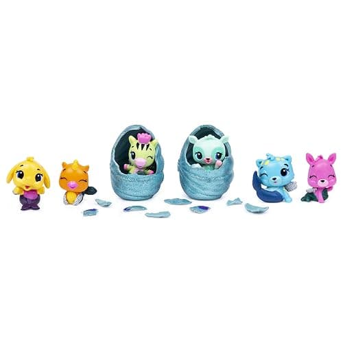 Hatchimals CollEGGtibles, Mermal Magic Underwater Aquarium with 8 Exclusive Characters (Amazon Exclusive Set), Girl Toys, Girls Gifts for Ages 5 and up thumbnail 7