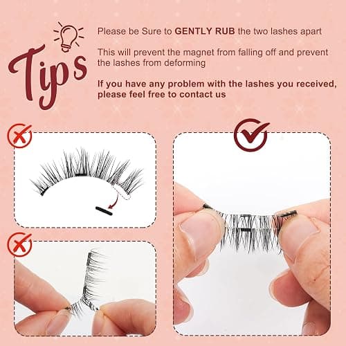 Higu clace Magnetic Eyelashes with Applicator Magnetic Lashes Natural Look Manga Lashes Pestañas Magnéticas Easy to Wear and Remove(DJCX-I) thumbnail 8