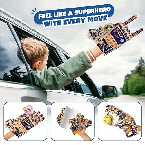 Smartivity DIY Robotic Mechanical Hand STEM Toy for Kids 8-14 Years Old | Parents Choice Award Winner I Birthday Gift for Kids | Engineering Kit for 8, 9, 10, 11, 12, 13, 14 Years Old Boys & Girls thumbnail 4