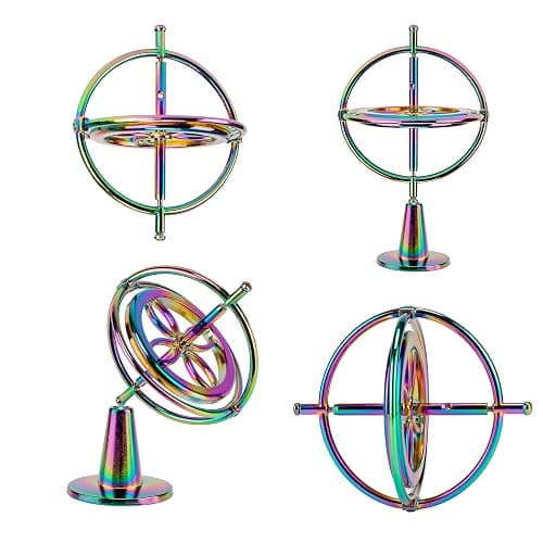 QLKUNLA Gyroscope Toy Metal Anti Gravity Rotating Desk Gyroscope Flying Motion Balance Physics Toy Educational Training Gift thumbnail 4