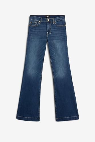 7 for All Mankind Women's 7 for All Mankind Women's Tailorless Dojo Regular Fit Flared Jeans thumbnail 6