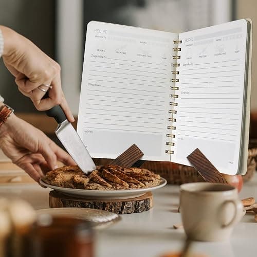 Perfect Blank Recipe Book-Recipe Book to Write in Your Own Recipes,Hardcover Personal Blank Recipe Book, Recipe Notebook Hold 144 Exclusive Formula Recipes (Oat) thumbnail 5