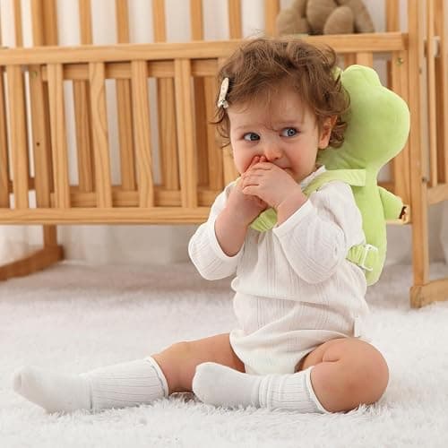 HGTC Baby Head Protector Backpack -Soft & Lightweight Pads - Prevents Bebes Backward Fall Dinosaur thumbnail 6