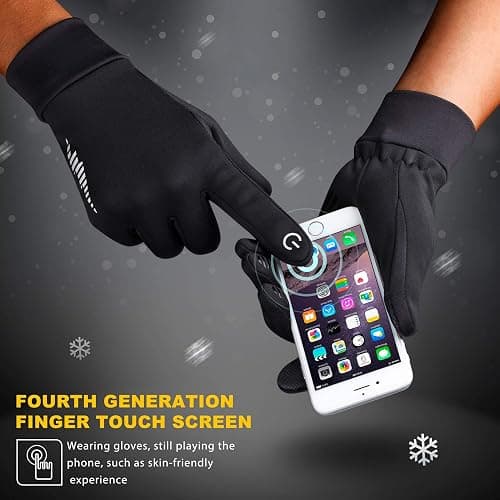 SIMARI Winter Gloves Women Men Ski Snow Gloves Liner Thermal Warm Touch Screen, Suit for Running, Cycling, Biking, Hiking, Driving, Walking, Typing, Freezer Work, Sports, Soccer, Shooting, Gaming 102 thumbnail 2