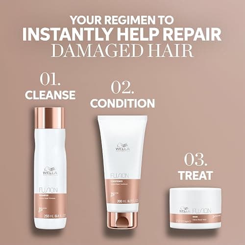 Wella Professionals Fusion Intense Repair Hair Mask for Damaged Hair | Treatment for Hair Repair & Hair Breakage thumbnail 10