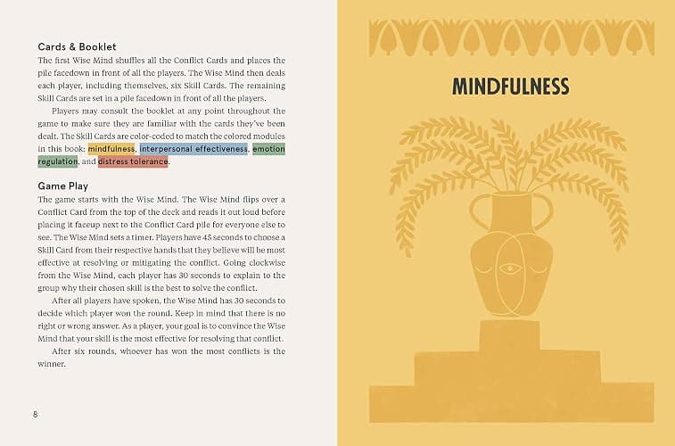 The Game of Real Life: Be Mindful. Solve Conflicts. Gain Points. Live Better. (Includes a 96-Page Pocket Guide to DBT Skills!) Card Games thumbnail 7
