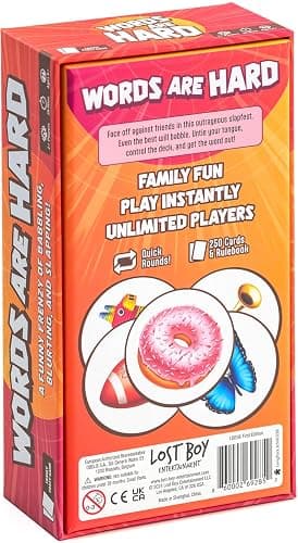 Lost Boy Entertainment Words are Hard - Party Games - Family Card Games - for Kids 8 and up - for Adults - Family Game Night - Travel Game - Laugh Out Loud thumbnail 5