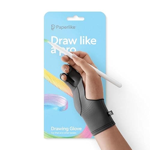 Paperlike's Drawing Glove for iPad - Artist Glove for Drawing on Tablets (Right and Left Hand; 3 Sizes: S, M, L) - Image 1