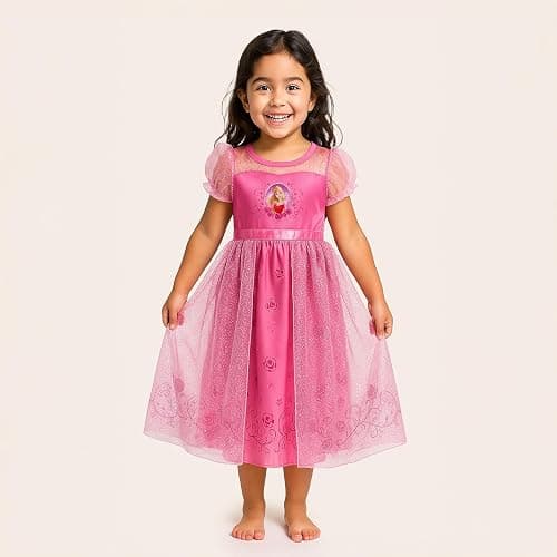 Disney girls Frozen Fantasy Gown Nightgown thumbnail 2