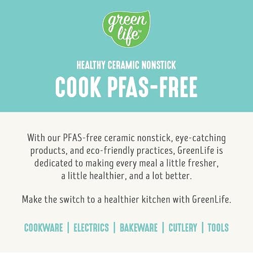 GreenLife 6QT Ceramic Slow Cooker, PFAS-Free, Programmable, Removable Healthy Nonstick Pot for Family Meals, Sear on Stovetop, Keep Warm, Digital Timer, Dishwasher Safe Crock, Turquoise thumbnail 11