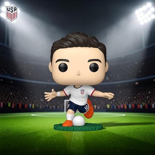 Funko Pop! Football: USA - Christian Pulisic - U.S. Men's Soccer Team - Collectable Vinyl Figure - Gift Idea - Official Merchandise - Toys for Kids & Adults - Sports Fans thumbnail 2