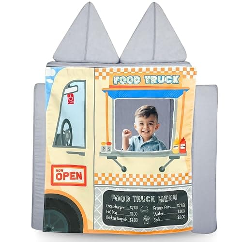 Couch Swag Play Panel for Childrens Foam Sofa Kids Couch (Food Truck) - Image 1