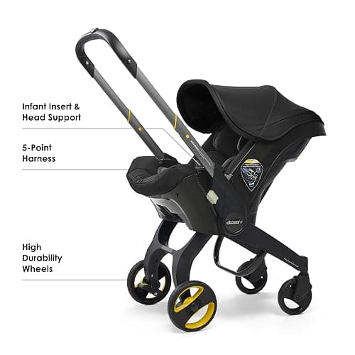 Doona Car Seat & Stroller, Nitro Black - All-in-One Travel System thumbnail 4