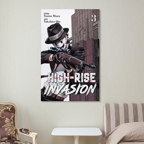 Anime Poster High-Rise Invasion Art Poster Art Poster Canvas Painting Decor Wall Print Photo Gifts Home Modern Decorative Posters Framed/Unframed 08x12inch(20x30cm) thumbnail 7