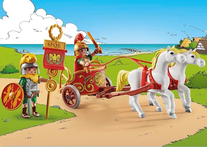 Playmobil collection Asterix and Obelix, the Roman Chariot (71543) thumbnail 2