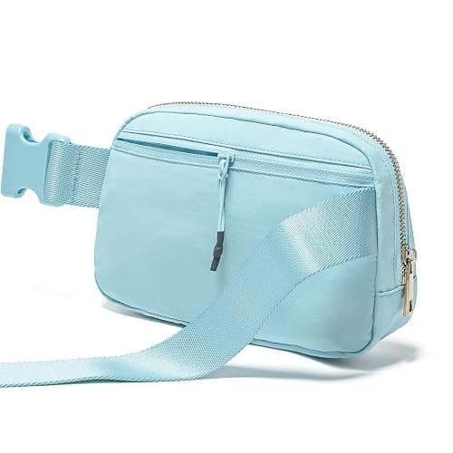 Gitus Gifts for 7 8 9 10 11 Year Old Girls Belt Bag Fanny Pack Crossbody Bags with Initial Letter Patch Birthday Gifts for Daughter Sister Friends Teen girls (Icing Blue-N) thumbnail 6
