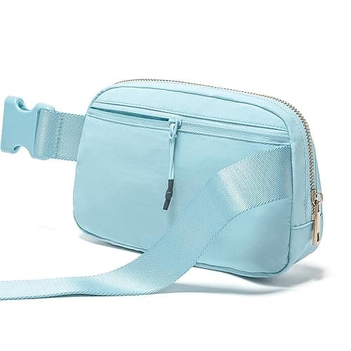 Gitus Gifts for 7 8 9 10 11 Year Old Girls Belt Bag Fanny Pack Crossbody Bags with Initial Letter Patch Birthday Gifts for Daughter Sister Friends Teen girls (Icing Blue-B) thumbnail 7