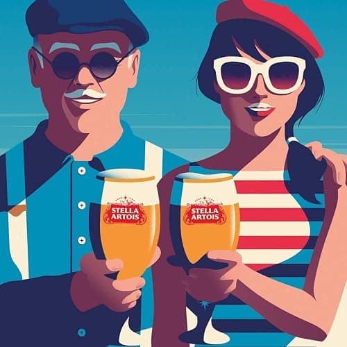 STELLA ARTOIS Premium Lager Beer Can, 440 ml (Pack of 18) thumbnail 6