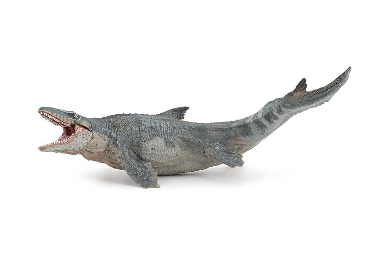 Papo - Mosasaurus Figure - Prehistoric Marine Reptile Toy for Kids Age 3+ - Hand Painted Cretaceous Predator with Realistic Details - 25.5 x 15 x 11 cm - Plastic Dinosaur Toy - 55088 thumbnail 4