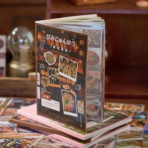 Japanese Sticker Book - 40 Sheets Cherry Blossom & Izakaya Food Stickers for Journals, Planners, Scrapbooking & Water Bottles - Kawaii Vinyl Decals (554 Pcs) thumbnail 3