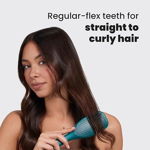 Tangle Teezer Ultimate Detangler Brush for Wet & Dry Hair, Eliminates Knots & Reduces Breakage for All Hair Types, Amazon Exclusive Emerald Green thumbnail 5