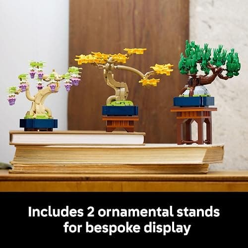 LEGO Botanicals Mini Bonsai Trees Building Set - Artificial Bonsai Tree Building Blocks for Adults, Ages 18+ - DIY Home and Office Decor for Men and Women - Gift for Christmas - 10373 thumbnail 7