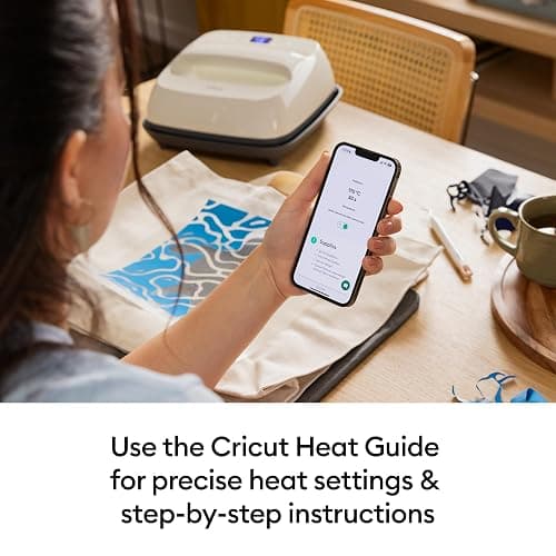 Cricut EasyPress® SE – 9 in x 9 in Heat Press + Cricut EasyPress Mat, 12 in x 12 in - Heat Transfer Machine for T-Shirts, Tote Bags, Baby Clothes, Decor, & More - Easy to Use - Taupe thumbnail 7