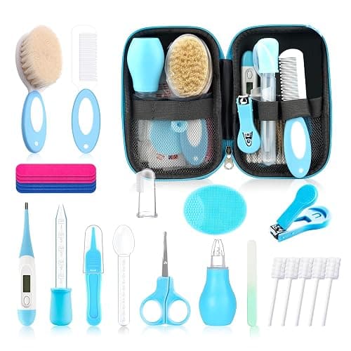 Baby Healthcare and Grooming Kit for Newborn Kids, 24PCS Upgraded Safety Baby Care Kit, Newborn Nursery Health Care Set, Baby Care Products thumbnail 9