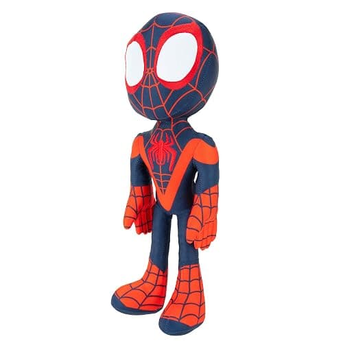 Marvel Spidey and his Amazing Friends My Friend Miles Talking Plush - 16-Inch Miles Morales with Sounds - Toys Featuring Your Friendly Neighborhood Spideys thumbnail 6