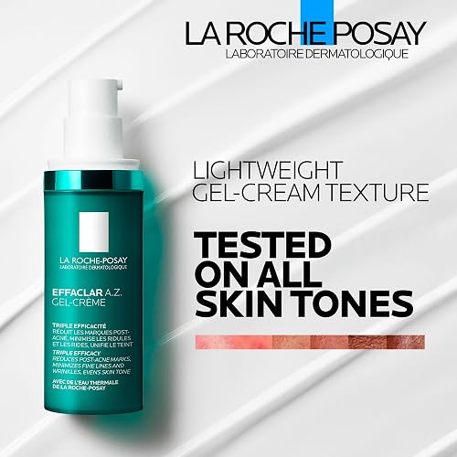 La Roche-Posay Effaclar A.Z. Gel-Cream, Trattamento Anti-Imperfezioni e Anti-Invecchiamento, Purifica la Pelle, Corregge le Macchie Pigmentarie, Arricchito con Acido Azelaico e Acido Ialuronico, 40 ml thumbnail 5