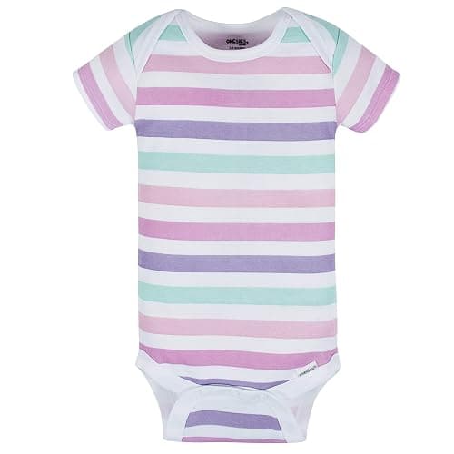 Onesies Brand Baby Girls' 8-pack Short Sleeve Mix & Match Bodysuits thumbnail 4