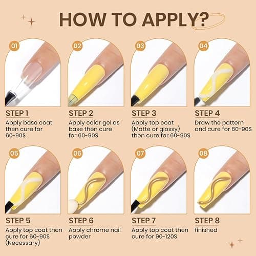 SUPWEE 3D Nail Art Gel 2PCS, Korean 3D Tube Nail Gel Sculpting Gel for Nail Art Soft Tube DIY Carving Drawing Line Painting Gel for Nail Design Clear and Milky White, 30g thumbnail 6