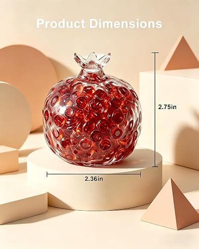 Pomegranate Squishy Fidget Stress Ball – Crunchy ASMR Squeeze Toy for Adults & Kids | Tactile + Auditory Anxiety Relief | Soft, Portable, Non-Toxic Sensory Ball thumbnail 2