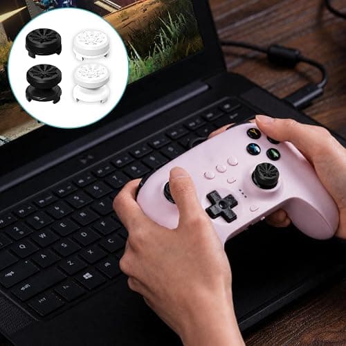 Controller Thumb Grips for PS4/PS5, 4 Pcs Silicone Controller Grips for PS5, Enhanced Precision Gaming Accessories, Fatigue Reduction for Extended Sessions thumbnail 6
