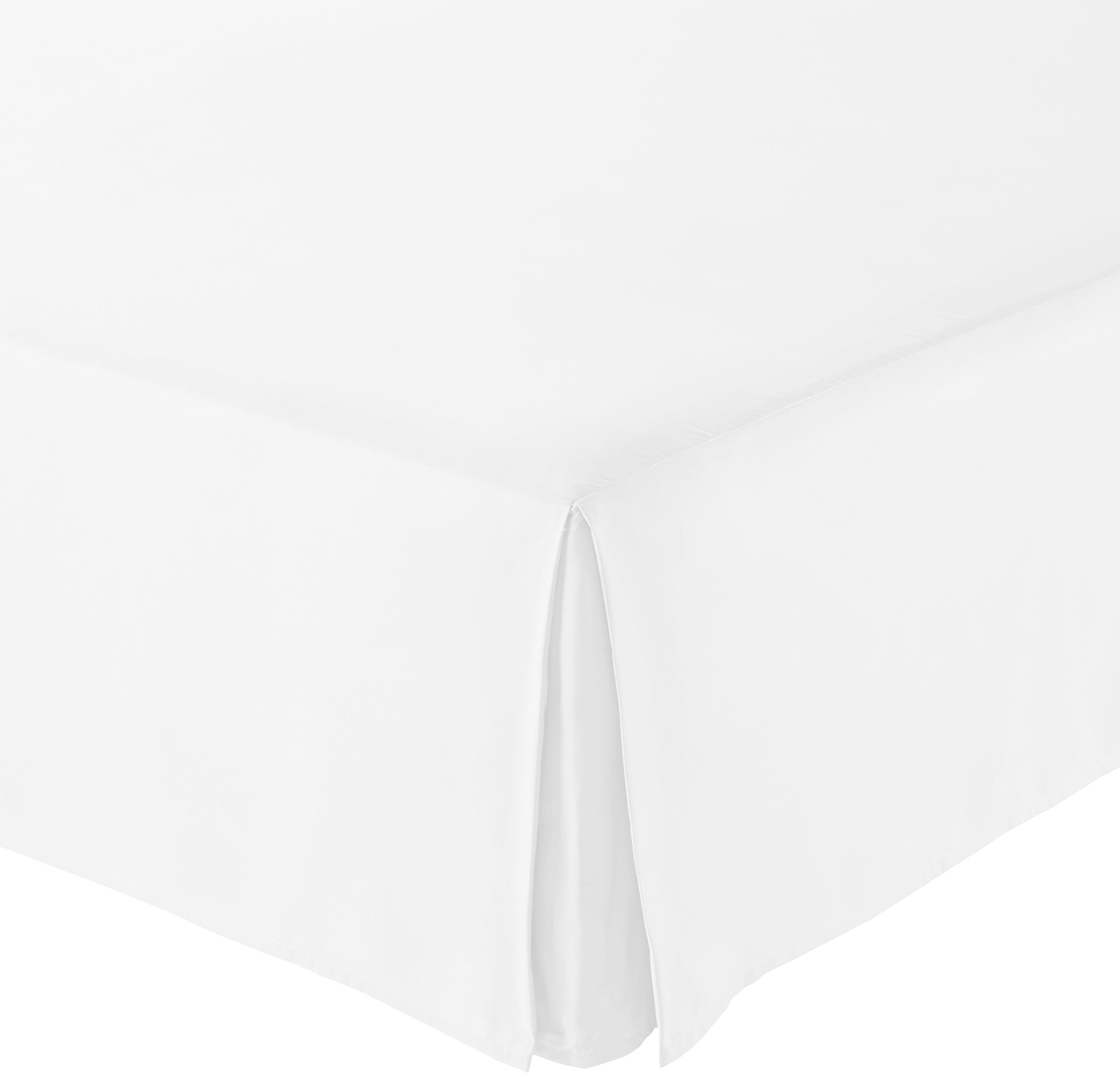 Amazon Basics Lightweight Pleated Bed Skirt - Twin, Bright White - Twin - Bright White - Skirt thumbnail 2