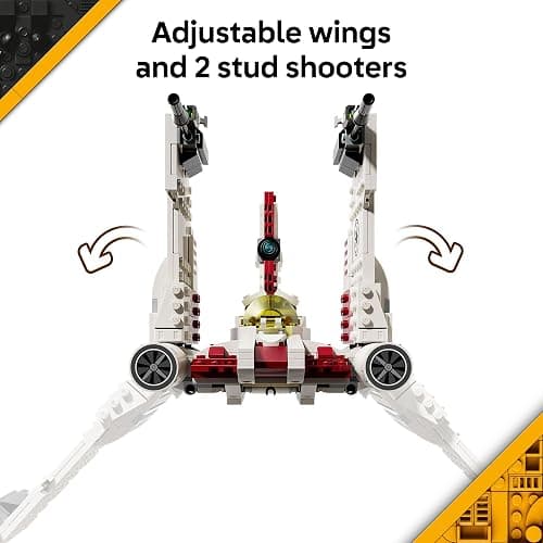 LEGO Star Wars: The Clone Wars V-19 Torrent Starfighter Building Toy - Pretend Play Set for Boys & Girls, Ages 9+ - Starship Model Kit W/ 3 Minifigures - Gift Idea for Birthdays - 75432 thumbnail 3
