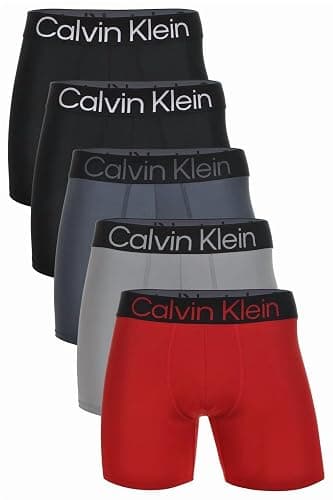 Calvin Klein Microfiber 5-Pack Boxer Briefs - Image 1