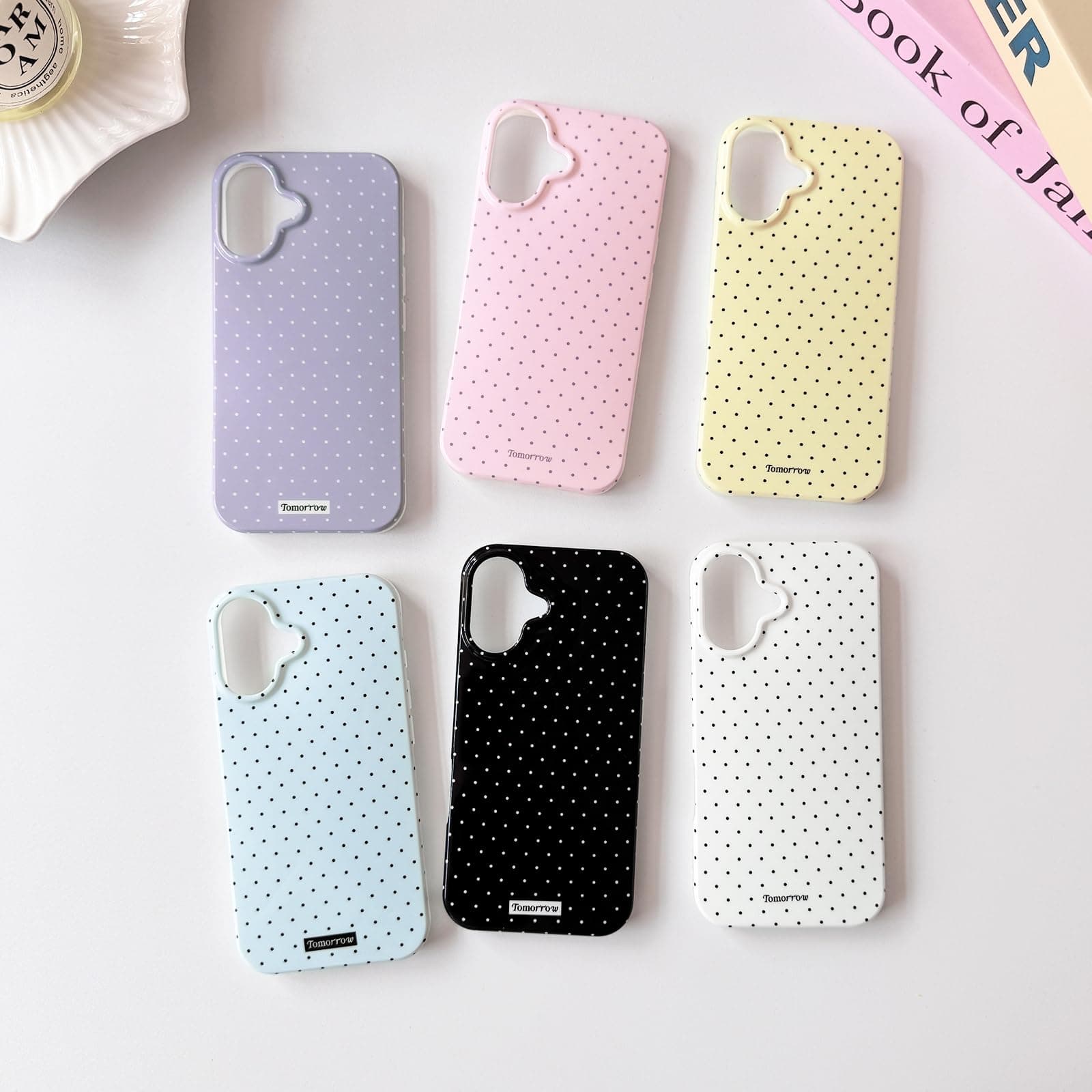 Lovmooful Compatible for iPhone 17 Case Cute Aesthetics Polka Dot Design for Girls Women Soft TPU Shockproof More Protective Girly for iPhone 17 Case-Pink thumbnail 6