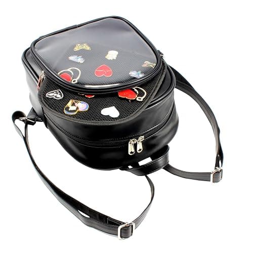 CHERRY SAUCE Kawaii Backpack PU Leather Ita Bag Aesthetic Cute Purse Pin Display thumbnail 3