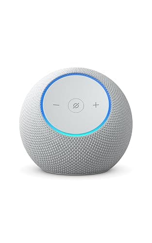 Amazon Echo Dot Max (newest gen), Bluetooth speaker with room-filling sound and built-in smart home hub, Glacier White, with Alexa+ Early Access - Image 1