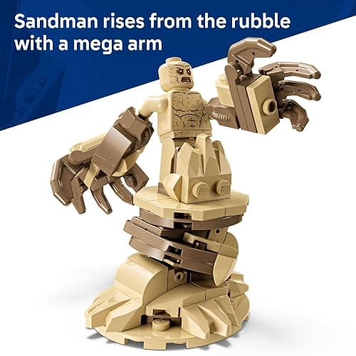 LEGO Marvel Epic Battle: Spider-Man vs. Sandman Building Toy for Boys & Girls - Super Hero Playset W/Venom, Sandman, & Spider-Man Minifigures - Gift Idea for Birthdays - Ages 9+ - 76334 thumbnail 5