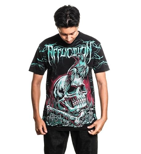 Affliction Men's Core T-Shirt, Short Sleeve, Graphic Print Design T-Shirts thumbnail 3
